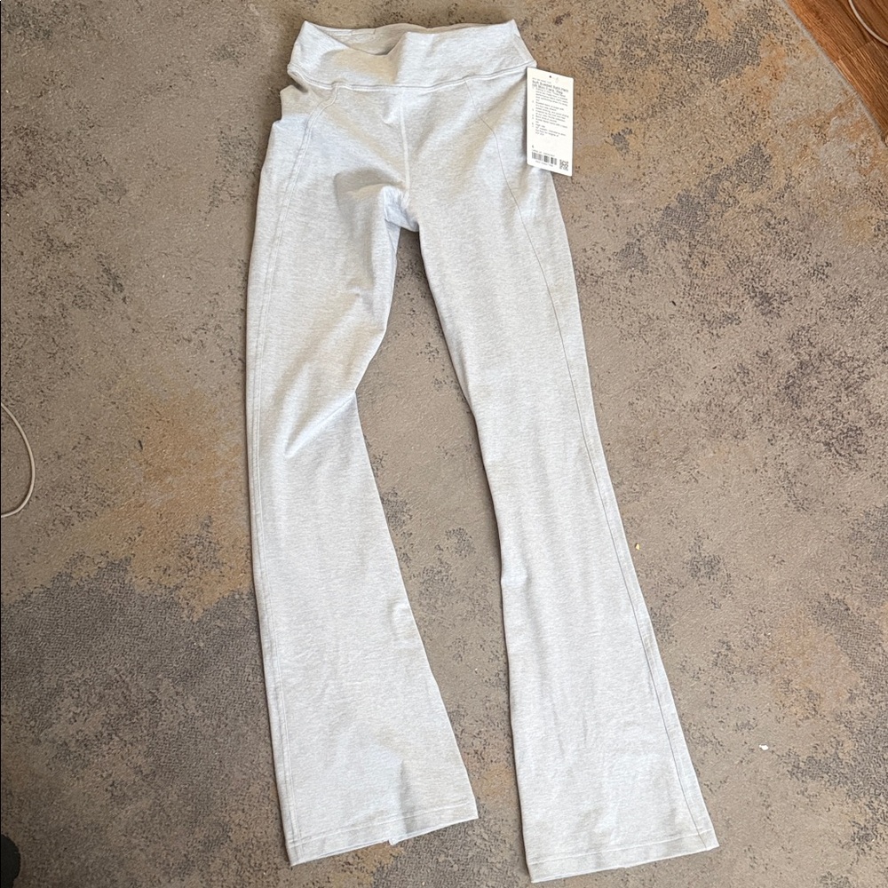 lululemon athletica Light Gray Boot Cut Pants